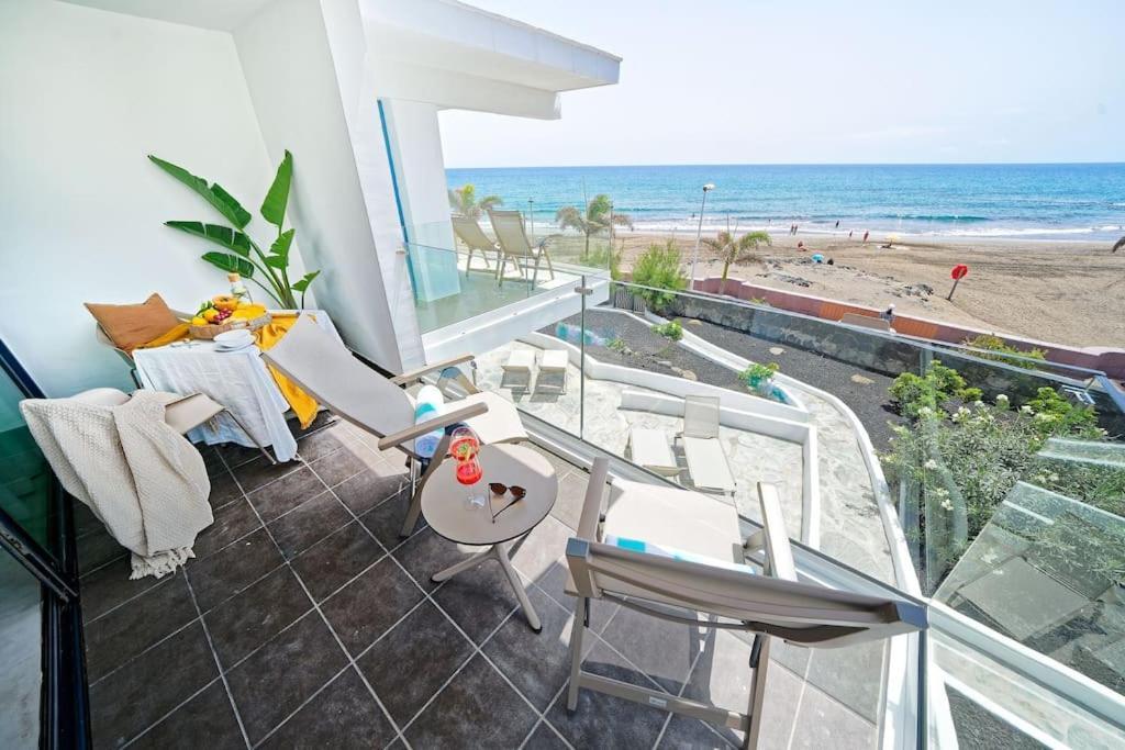Amapola Blue Sea - Recien Reformado, Frente Al Mar Apartment San Agustin  Exterior photo