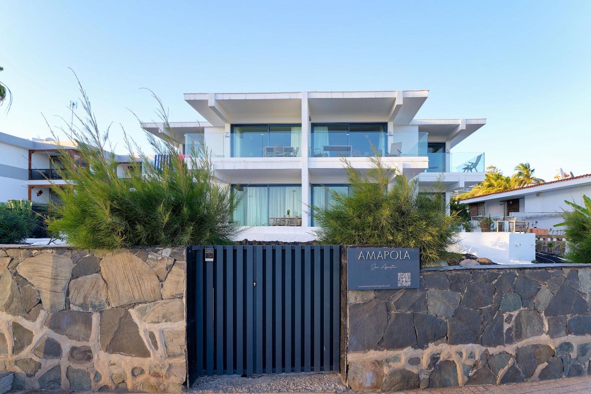 Amapola Blue Sea - Recien Reformado, Frente Al Mar Apartment San Agustin  Exterior photo